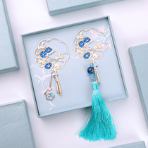 (Morning glory)Metal bookmark Classical Chinese style cultural creative gifts for students with ancient gift customization