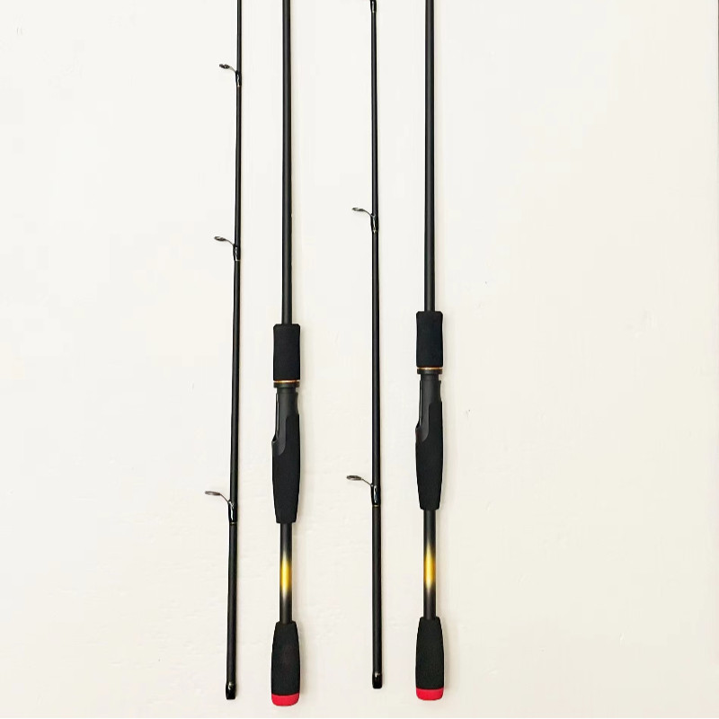 New ultra-light L-tuned road sub-rod straight handle all-environment general entry novice rod fishing rod fishing rod fishing equipment