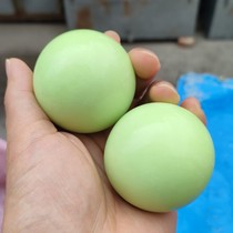 Luminous ball luminous stone handball environmentally friendly gift toy hand holding plate luminous pearl fluorescent crystal ball ornament original stone