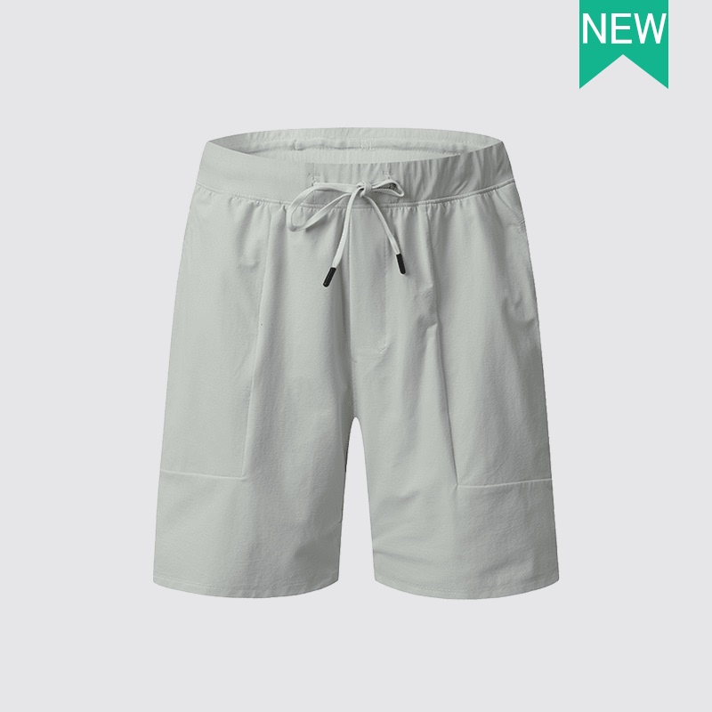 Summer Breathable Quick-Drying Sports Training Shorts for Men, Fitness Running Outdoor Cool-Feeling Five-Point Shorts Without Lining