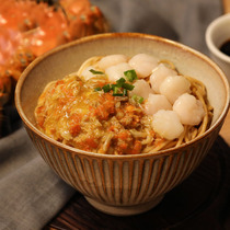 (2 boxed) Shrimp Jen Crab Yellow Noodle Original Taste Mix to the (old time old taste) store to buy