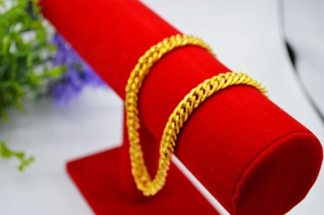 Vòng cổ vàng giả nam lớn đạo cụ giả vàng vòng cổ đạo cụ miếng đạo cụ vàng vòng cổ vòng tay vòng đeo tay - Vòng đeo tay Cuff vòng tỳ hưu