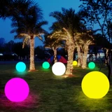 Светодиодное садовое украшение световой открытой 30 см. Сфера свечения