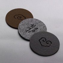 Travel tea household tea mat coasters Knock-proof felt tea mat Pot mat Water cup holder Zen Kung Fu tea accessories