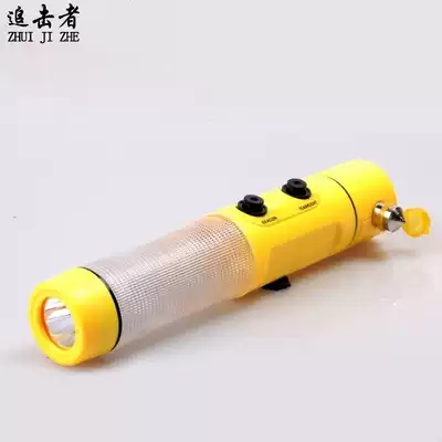 Car safety hammer window breaker car emergency four-in-one flashlight with warning flash multifunctional life-saving hammer