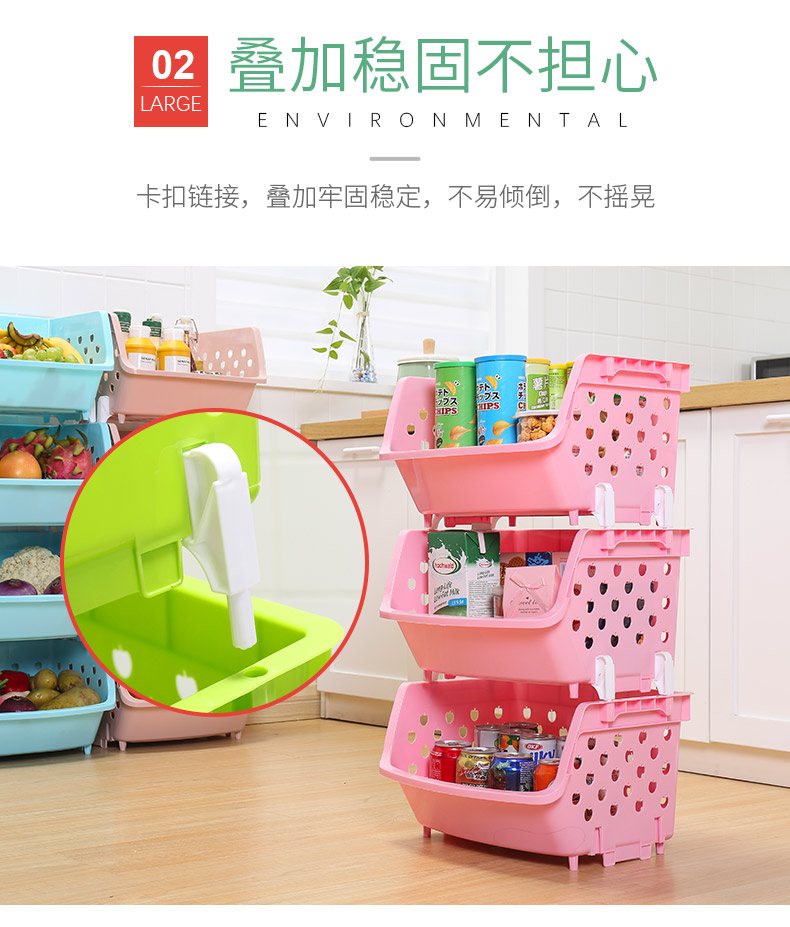 Kệ bếp sàn nhiều tầng cung cấp không gian thiết bị gia dụng nhỏ cửa hàng bách hóa trái cây giỏ rau giỏ kệ - Micrô microphone pc