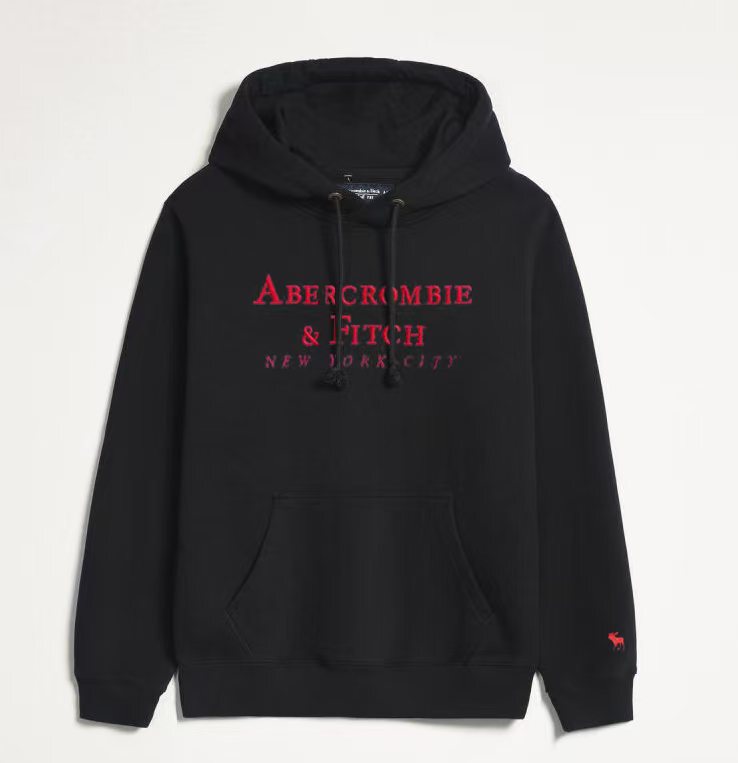 Abercrombie&Fitch Men's Autumn and Winter Fleece Hooded Sweatshirt Af Casual Pullover Pure Cotton Jacket Abercrombie&Fitch Men's Autumn and Winter Fleece Hooded Sweatshirt Af Casual Pullover Pure Cotton Jacket