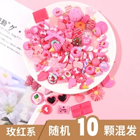 Темно -зеленая роза красная смесь 10 штук