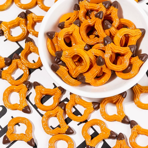 Мультяшный пончик, кремовый чехол для телефона, аксессуар с аксессуарами ручной работы, хлеб, «сделай сам»