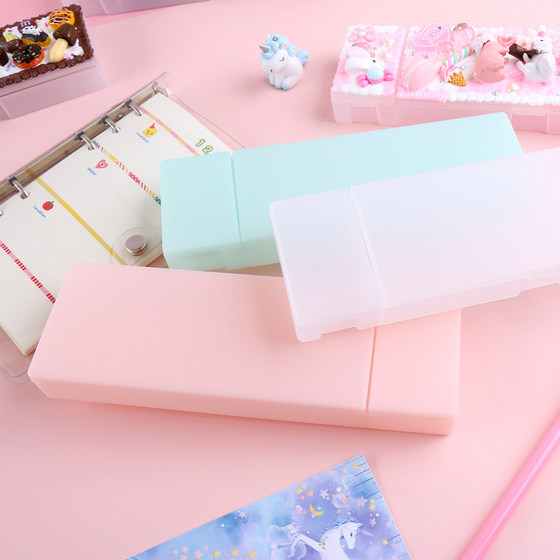 Cream glue stationery box pencil case handmade diy homemade material bag set Internet celebrity cream material self-made pencil case