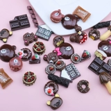 Реалистичный кофейный кремовый чехол для телефона, набор материалов, барсетка с аксессуарами, DIY