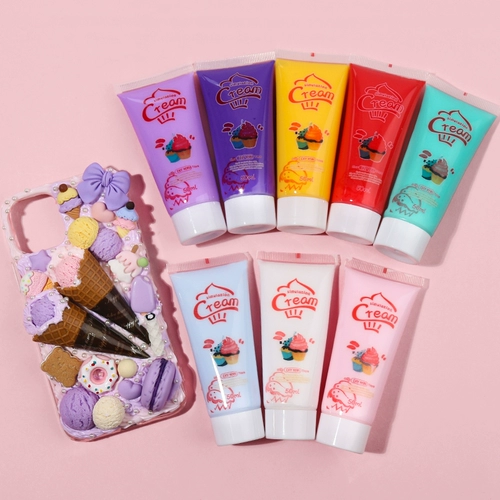 Кремовый чехол для телефона ручной работы, комплект, DIY