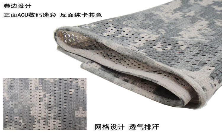 Chính hãng nam giới và phụ nữ ngoài trời lực lượng đặc biệt chiến thuật khăn ACU ngụy trang net khăn rừng ngụy trang lĩnh vực khăn windproof cát khăn trùm ninja phượt