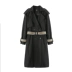 Đi lại mới của Yili phiên bản Hàn Quốc của thiết kế áo nỉ lỏng áo khoác gió áo khoác nữ dài Q1601 - Trench Coat Trench Coat