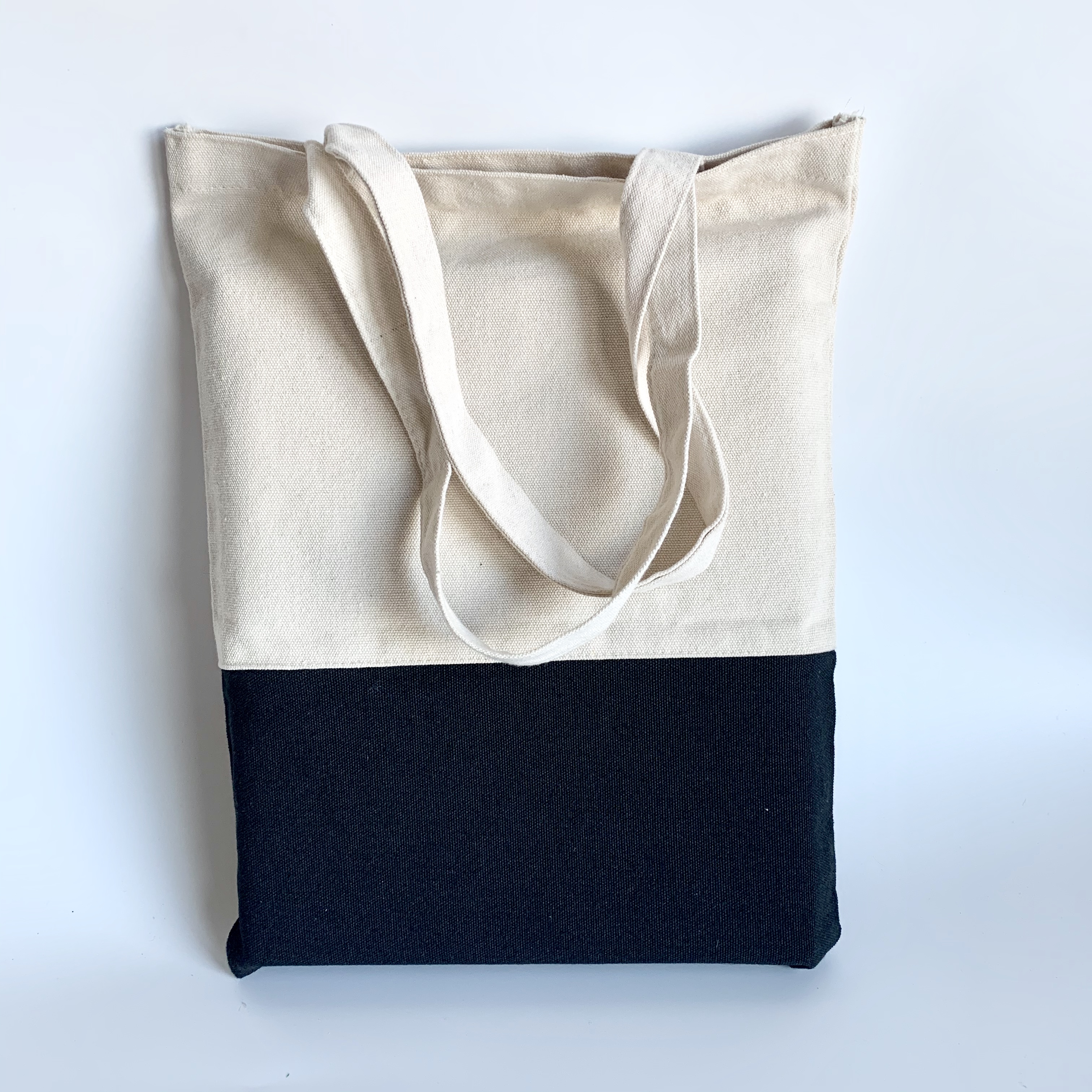 Factory customized canvas cotton crossbody shoulder bag portable advertising shopping bag stitching creative storage bag