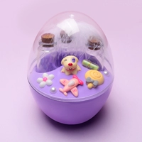 Сиреневый набор материалов, 3D, 3 шт