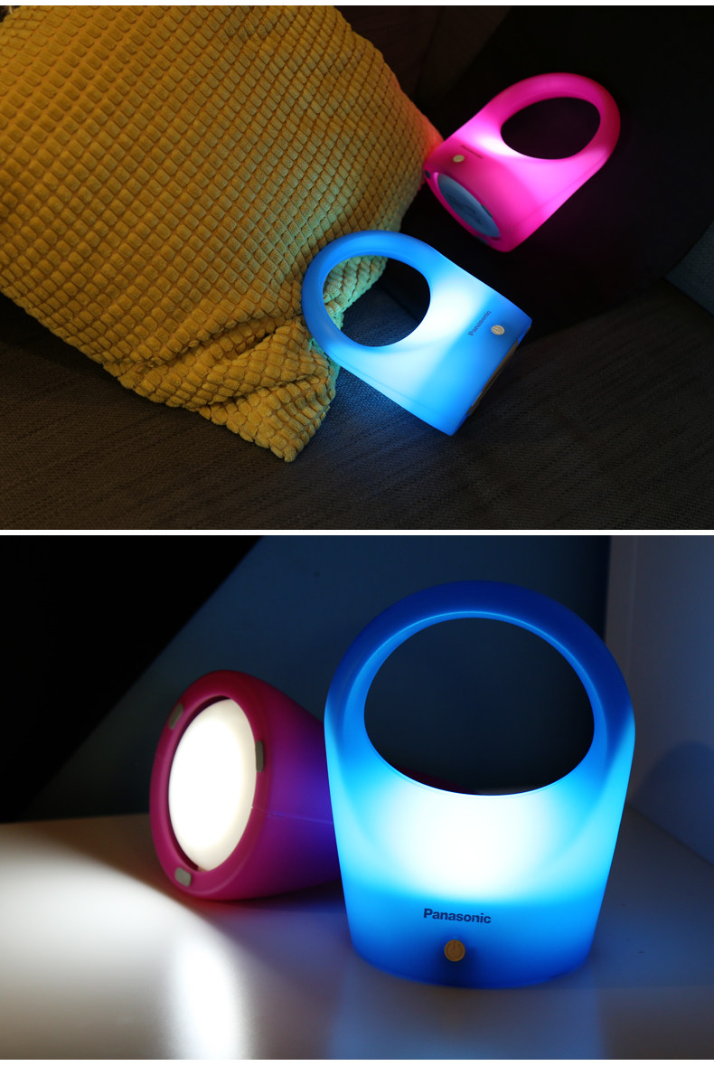 Panasonic 松下 创意手提充电Led小夜灯 灯饰 HHLA0201 天猫优惠券折后￥39包邮（￥69-30）2色可选
