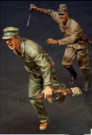 1:35 resin Man 2 persons Serial Number 91-Taobao