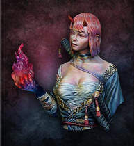 1:12 Female Ninja Bust 345 Specials