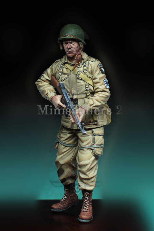 1:35 resin soldiers in WWII US military air drop sequence number 133-Taobao