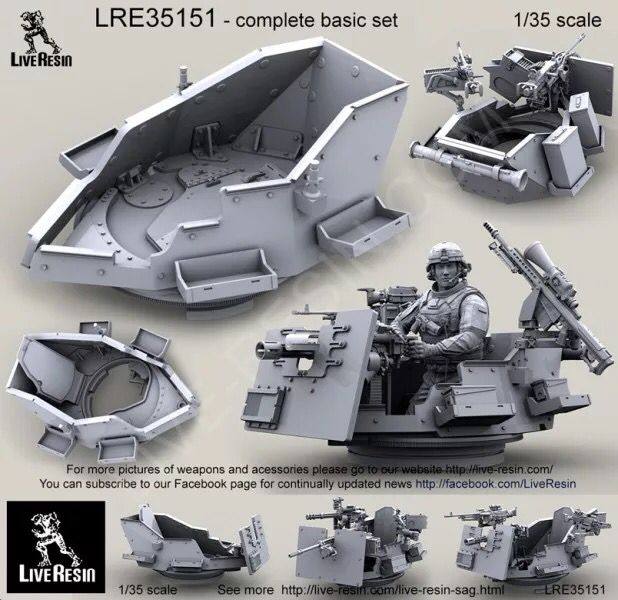 1:35 resin accessories weapon battle does not include the above weapons L21