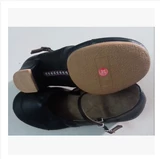 Демисезонные красные туфли, нескользящая танцующая спортивная обувь, мягкая подошва, из натуральной кожи