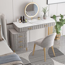 Light and luxurious dresser containing cabinet integrated bedroom small family Mini multifunction net red ins wind bed head cabinet plus table