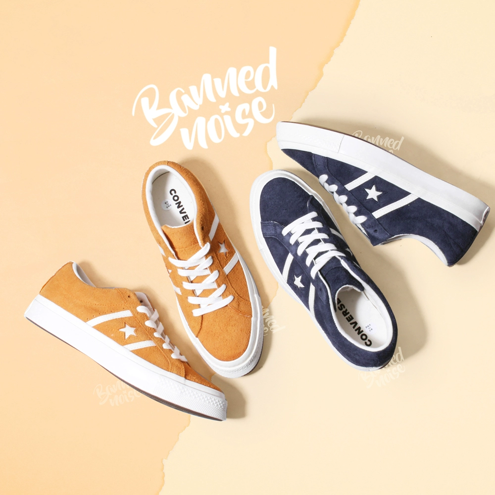 Converse Converse Jack One Star West Mountain Vàng Tây Tạng Blue One Star Turn Fur Shoes 165022c - Dép / giày thường