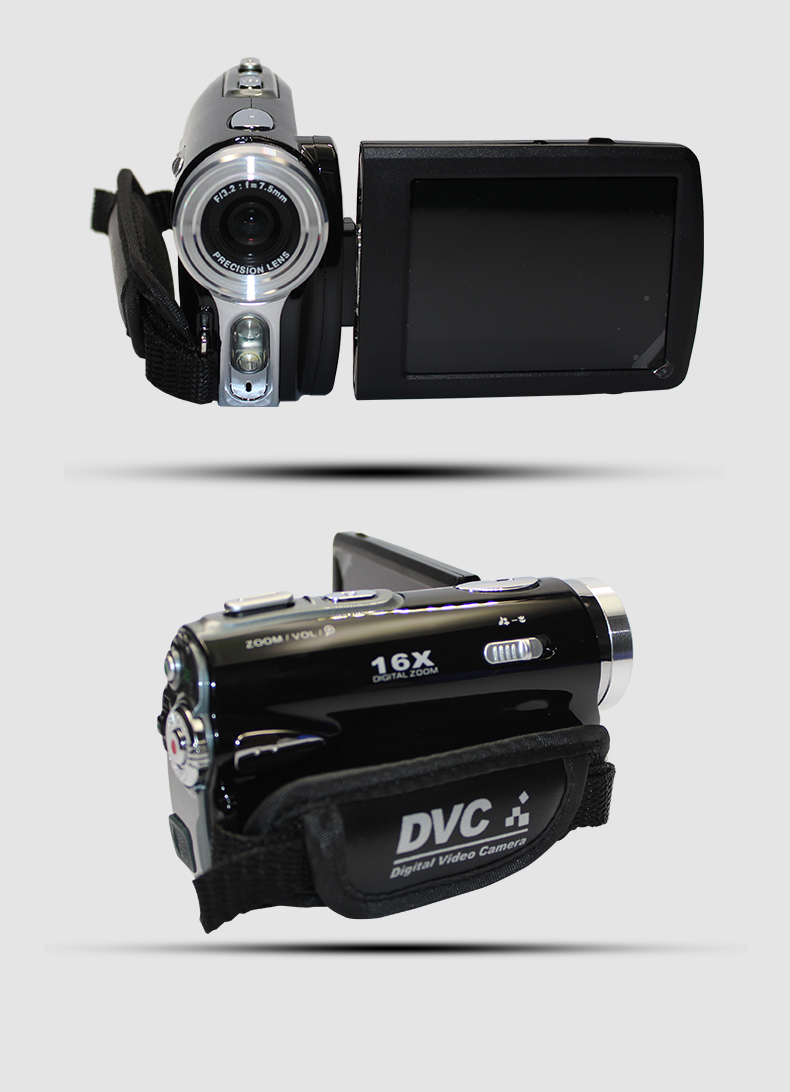 RICH / HDV-591 camera kỹ thuật số HD chuyên nghiệp dv mini camera chống rung du lịch