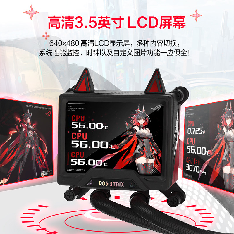 СЖО ASUS ROG Strix Ryujin II 360 ARGB LCD черная