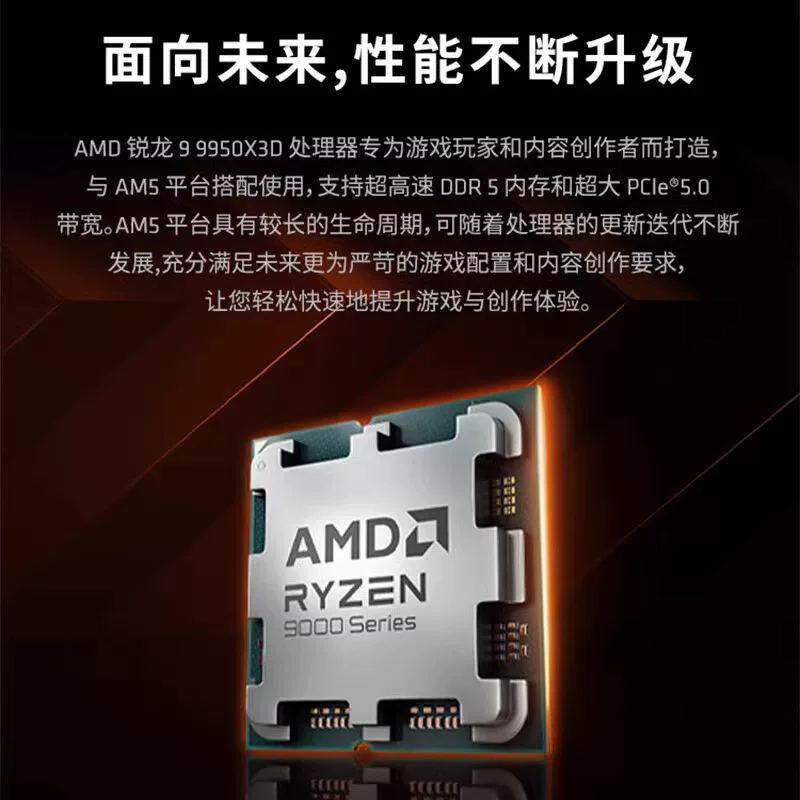 CPU AMD Ryzen R9 9950X3D/9900X3D с материнской платой Asus ROG X870HERO/B850 набор