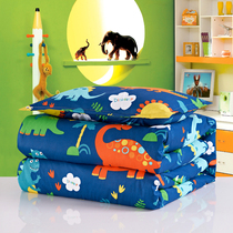 Childrens one-piece quilt cover three-piece cotton active printing