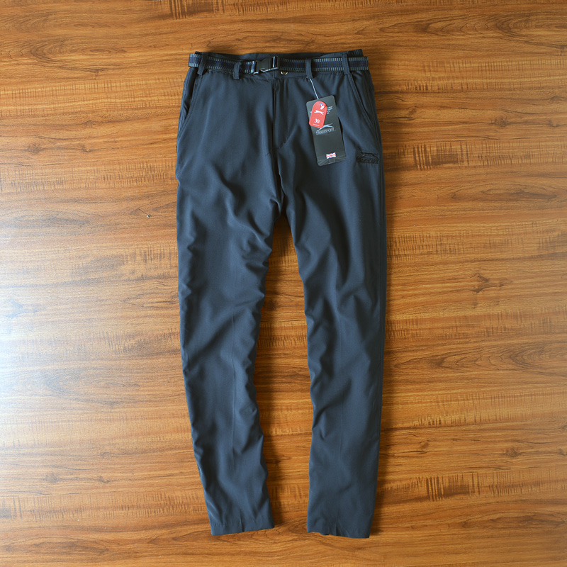 Export Single summer thin summer speed dry pants men summer thin elastic straight mens mountain climbing sports trousers