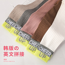 Children Beat Bottom Pants Spring Autumn Season Thin Out of trousers English splicing CUHK Sports Tide Ocean Qi Children Long Pants