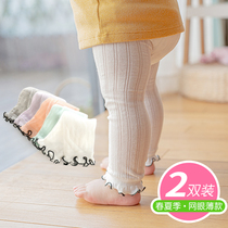 Girl Mosquito Prevention Pants Socks Spring Summer Ocean Gas Childrens Underpants Newborn Air Conditioning Socks Pants Baby Outwear Baby Pants