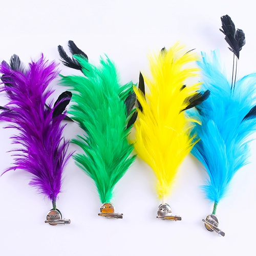 Бесплатная доставка Diy Feather Head Head Head Цветок Большой Железный проволочный цветок хвалить танце