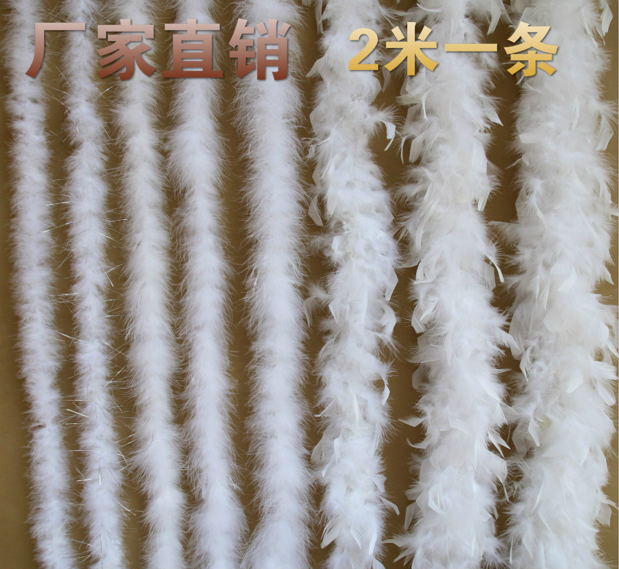 diy festive decoration turkey feather strip thick flat wool strip wedding feather toy gift craft decoration