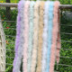 DIY lengthened and thickened feather strip ostrich wool strip full fluff strip wedding decoration stage fur clothing accessories