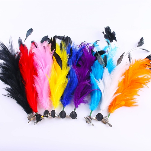 Бесплатная доставка Diy Feather Head Head Head Цветок Большой Железный проволочный цветок хвалить танце