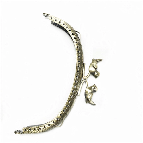 Аксессуар, бронзовые изогнутые аксессуары, сумка, DIY, 12.5см, (в наличии на складе)