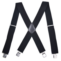 Mens strap clip outdoor sling black locomotive shoulder strap 5cm wide strap clip fat man X strap