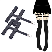 Womens stockings non-slip Garter fashion leg ring sling ladies Garter gourd buckle duckbill clip socks clip