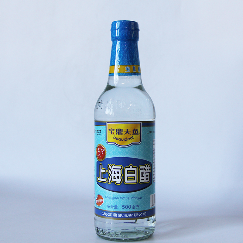 Baoding Tianyu Shanghai white vinegar 500mlX12 bottles of 55 degree white vinegar to make pickles cold seasoning vinegar seagull white vinegar