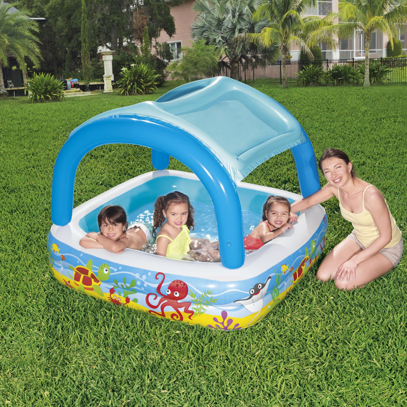Bestway Genuine Inflatable Swimming Pool for Children, Home Use, Large Sunshade Paddling Pool, Indoor Ocean Ball Pool, Thickened Bestway Genuine Inflatable Swimming Pool for Children, Home Use, Large Sunshade Paddling Pool, Indoor Ocean Ball Pool, Thickened