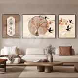 Wansshin Shunyi гостиная декоративная живопись современная минималистская диван фоновая стена висящая краска