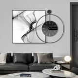 Декоративная роспись для ресторана, современные минималистские часы, абстрактные настенные украшения для обеденного стола, подвесная живопись, комбинированная живопись, легкая роскошная настенная живопись высокого класса