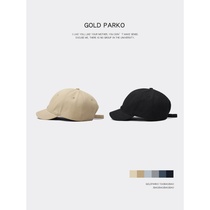 Duck tongue hat male Tide baseball cap ins Tide brand Korean version of the trend Joker short eaves summer solid color khaki boys