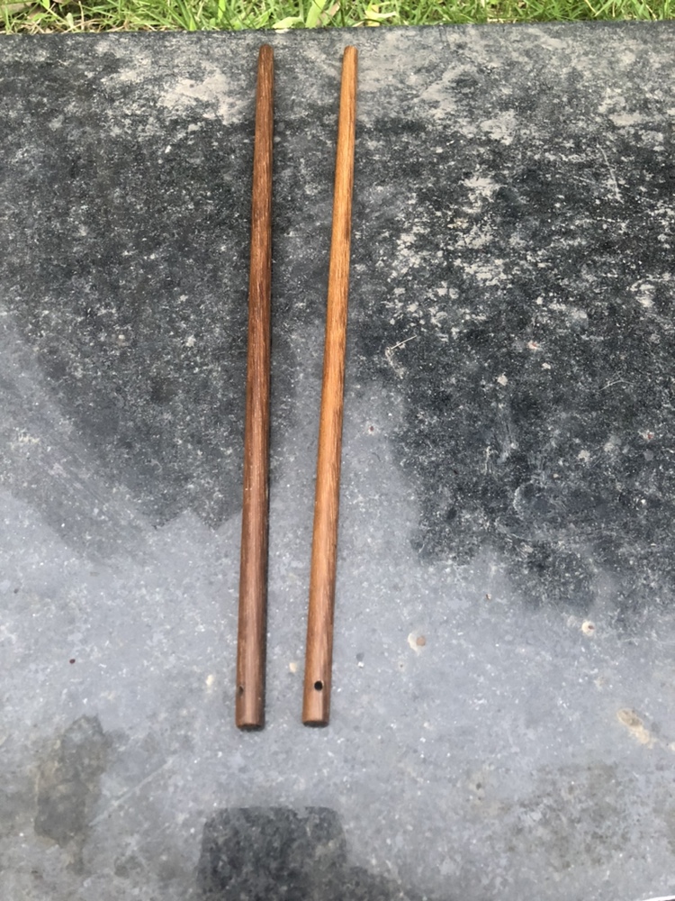 Clear drum stick red wooden stick solid bamboo drum stick