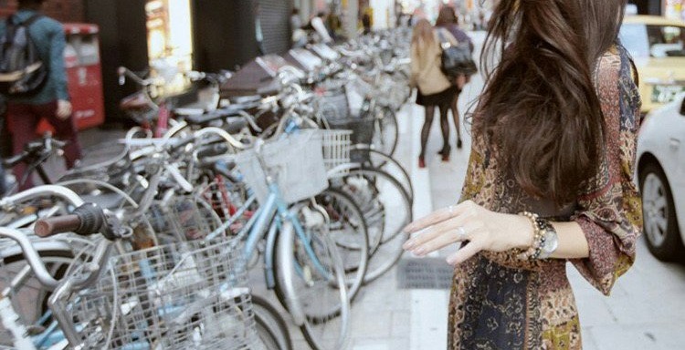 Xuân 2018 mẫu mùa xuân Hàn Quốc Phụ nữ Hàn Quốc đầm voan dài tay dân tộc kỳ nghỉ hoa bãi biển Một chiếc váy chữ váy suông chữ a