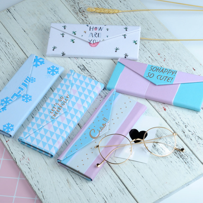 Original Juku Glasses Box Retro Soft Girl Creative Students Original Juku Wind Cute Close View Eye Glasses Case Female Sunglasses Box Men